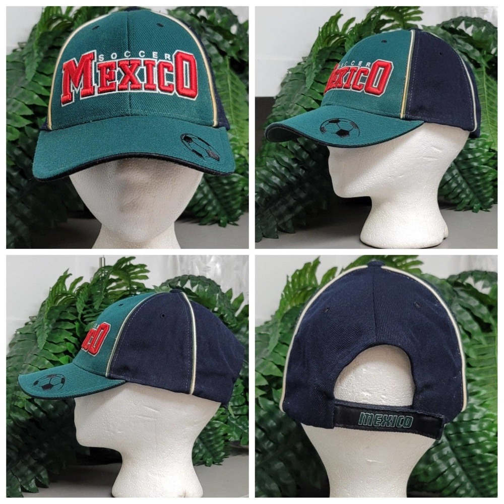 Vtg Mexico Soccer Futbol Hat